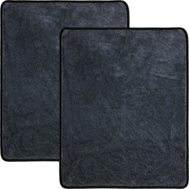 Erwin Müller Microfibre Cloth Pack of 2 Microfibre Grey Size 50 x 60 cm