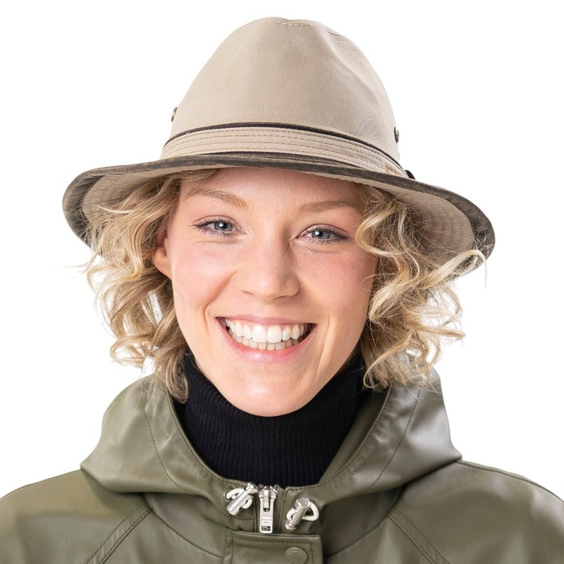 Stetson Ava Cotton Protective Sun Hat Summer (S (54-55 cm)