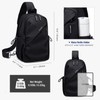 VNINE Small Sling Crossbody Backpack Shoulder Bag for Men Women,