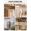 Baseca Metal Hangers 20 Pack, 4mm Heavy Duty 201 Stainless