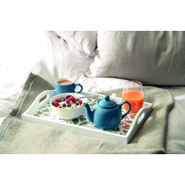LONDON POTTERY 580141 Farmhouse Teapot for 2 Cups, Nordic Blue