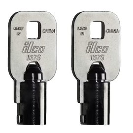 Pair of Replacement Keys for Sentry Safe Lock Boxes Using Tubular Barrel Keys with Code Series from 2001-2100 Cut to Your Code (2002)