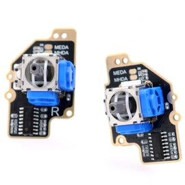 Deal4GO Left & Right Analog Stick Thumbstick Electromagnetic Joystick Module Assembly Replacement for Steam Deck Repair