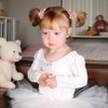 12 Gomas para El Pelo con Bolitas para Niñas Pequeñas,