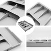 Kitchen DrawerStore Expandable Set，Expandable Plastic Kitchen Cabinet Drawer Storage Organizer