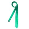 DonDon men's slim tie, 5 cm, plain, matt, shiny and