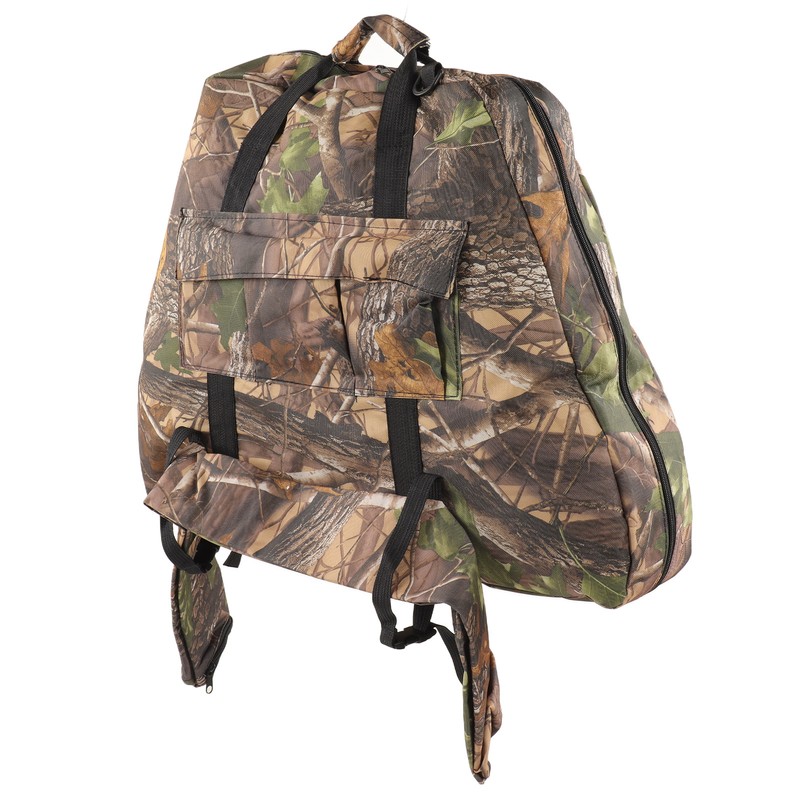 Canvas Composite Pulley Bow Bag Outdoor Archery Hiking Backpack Triangle