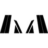 Rvinyl Pillar Post Pre Cut Window Trim Kits in Matte