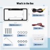 License Plate Frame Backup Camera, Night-Vision Car Rear View Camera