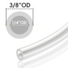 TAILONZ PNEUMATIC Clear 3/8 Inch od 10 Meters PU Air