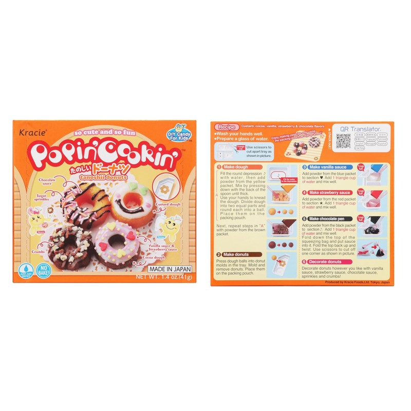 Kracie Popin Cookin DIY Candy Making Kit (8 Flavors) English