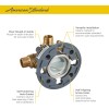 American Standard RU101SS Flash Shower Rough-in Valve with Universal Inlets