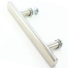 Straight Shower Enclosure Handle 145 mm (14.5 cm) Hole to