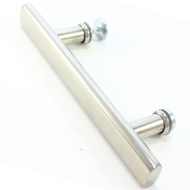 Straight Shower Enclosure Handle 145 mm (14.5 cm) Hole to Hole by Di Vapor