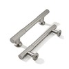 khtumeware 3-3/4 Inch Hole Center 2 Pack Brushed Satin Nickel