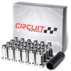 Circuit Performance 14x2.0 Chrome Closed End 6 Spline Security Acorn