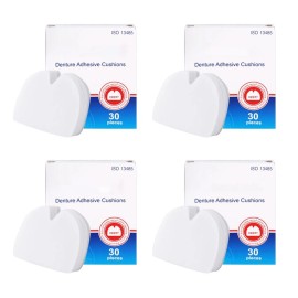 Unbranded Zinc-Free Denture Pads for Strong Hold and Comfort Food Seal Adhesive Cushions