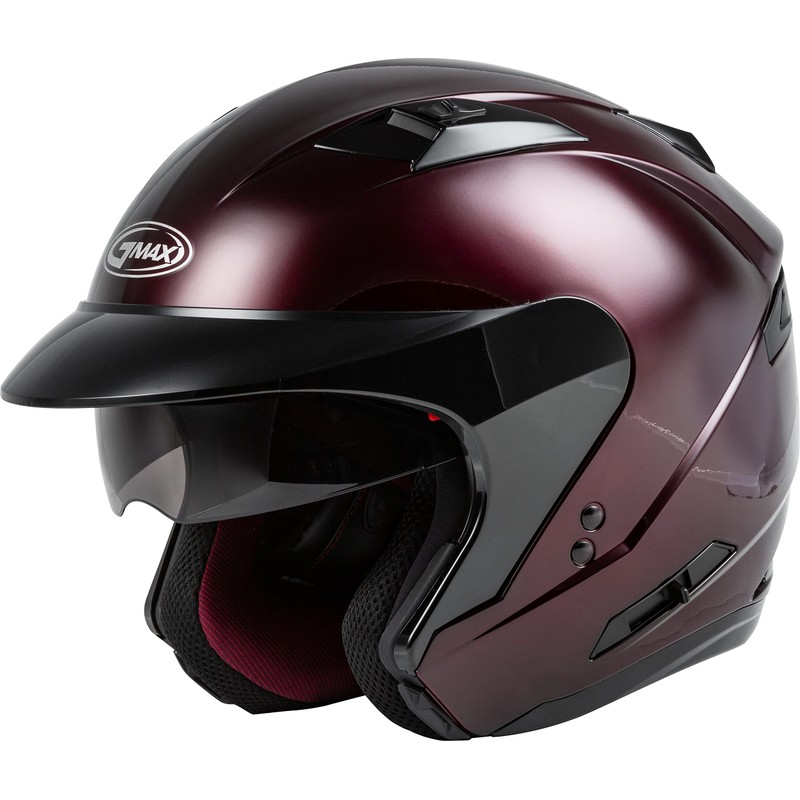 GMAX OF-77 Open-Face DOT Approved Motorcycle Helmet for Motorcycles, Scooters,