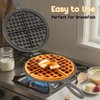 Cast Iron Waffle Maker for Stovetop or Camping Grill Two