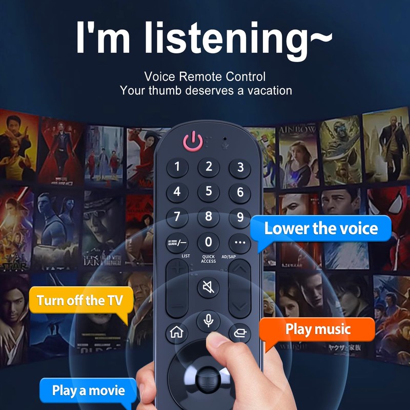 AKB76039902 MR22GA Replaced for LG Smart TV Remote with Pointer