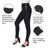 Asoran Women's Dress Pants Black Tuxedo Work Pants Stretch Skinny