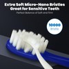 Frekare Extra Soft Toothbrushes for Adults, Ultra Soft Toothbrushes with