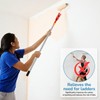 Multi-Angle Paint Brush Extender Extension Pole, 1.1m Roller Extension Pole