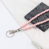 C&L Accessories Lanyard with Id Holder, Teacher Lanyard Beaded Wood