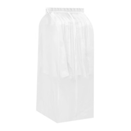 Hanging Garment Bags for Closet Storage Large Hanging Garment Clothes Cover Clothing Storage Bag with Magic Tape and Zipper Translucent Closet,23.6" x 19.7" x 47.2"inch