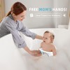 GiggleGlow - Baby Bath Seat with Non-Slip Suction Cups, for