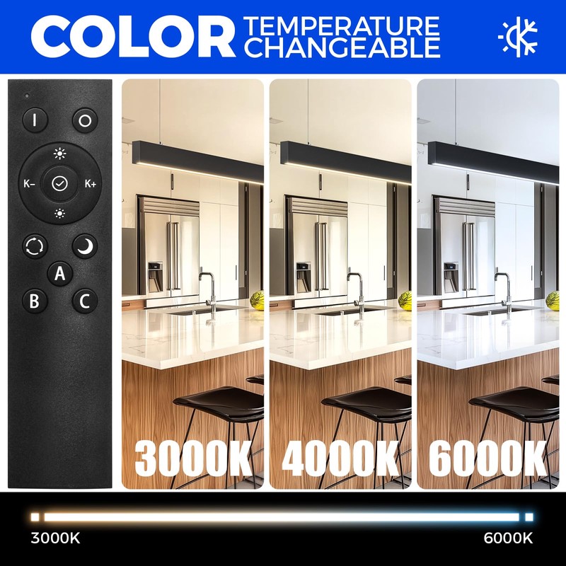 Barrina 3575 Remote Series LED Linear Light Fixture with Remote,