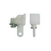 1-Pair Locking End Caps with Friction Carrier for Architrac, EZ-Track