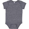 Rabbit Skins Infant Harborside Mélange Jersey Short Sleeve Lap Shoulder