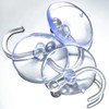 COM-FOUR® 40 x Suction Cup Holders with Plastic Hooks -