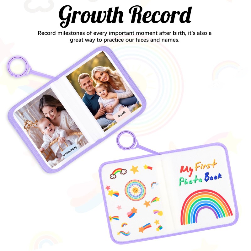 Baby's My First Photo Album for Baby Holds 21 4x6