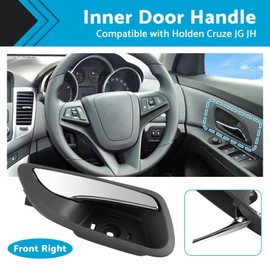MAX COOL Car Inner Door Handles Front Right Side Replacement Interior Door Handles Suitable for Holden Cruze JG JH