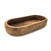 Modish Luxury Decorative Wooden Dough Bowl 13 inch, Brown