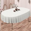 uwdfnwuif Geometrical Oval Tablecloth Farmhouse 60"x120" Waterproof Table Cloth Washable