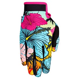 Saints of Speed Aloha Gloves, for Motorcycle, Mountain Bike, Motocross, Cycling, Biking, & BMX (Medium)
