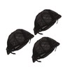 3Pcs Wig Caps for Making Wigs with Elastic Band Nylon