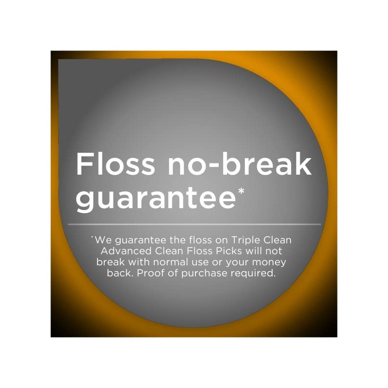 DenTek Triple Advanced Clean Mouthwash Blast Floss Picks, 75 Count,