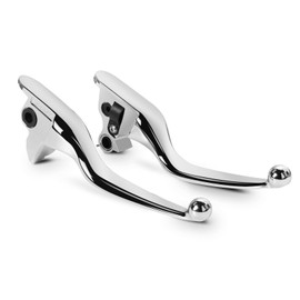 JUNJUMOTO Handle Brake Clutch Lever Hand Control Lever Kit Compatible with Harley Touring Street Glide Electra Glide 2021-2023 Road Glide Road King 2021-2024 and Trike Models