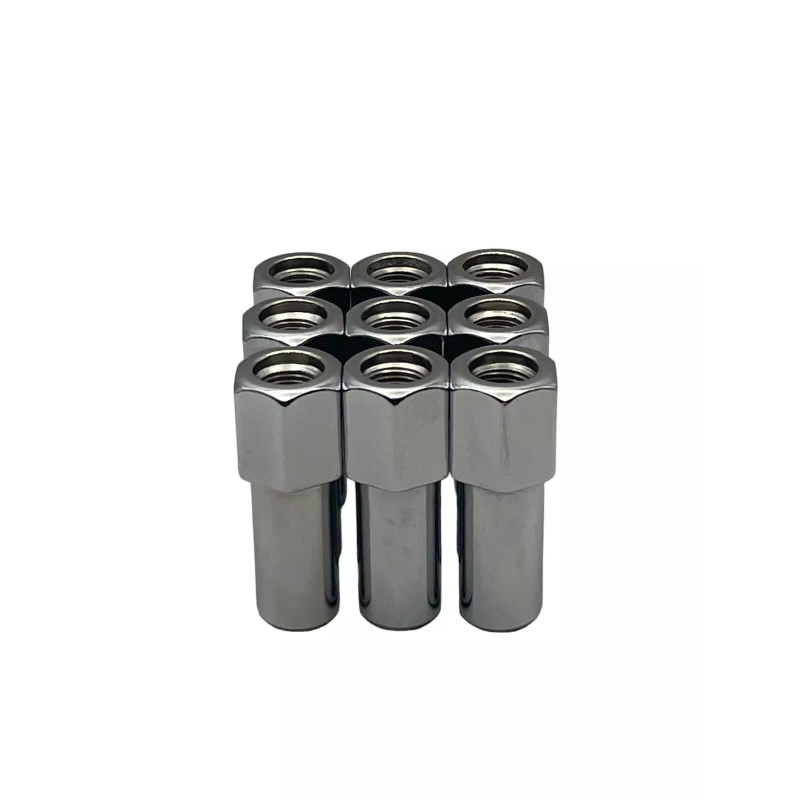 White Knight Wheel Accessories 10 Lug Nuts 1/2-20 Open End