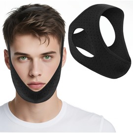 ENFANTRY Chin Strap for Sleeping Comfortable Stop Snoring Solution, Snore Stopper Adjustable, Anti Snoring Devices Breathable and Reusable，Snore Stopper Breathable and Durable for Adult