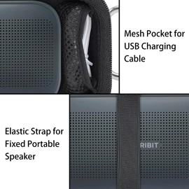 Hard Carry Case Compatible with Tribit StormBox Flow Bluetooth Speaker by Aenllosi(Case Only,Black)