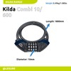 Squire Heavy Duty Bikelock (Kilda Combi) - 4 Wheel Combination