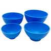VIBURISH Lab Flexible Alginate Rubber Mixing Bowls Small/Medium/Large/Extra Large for