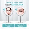 MIYADIVA 20X Magnifying Makeup Mirror,Double Sided 1X & 20X Magnifying