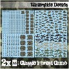 Greenstuff World Waterslide Decal Classic Forest Camo Decal for Plastic