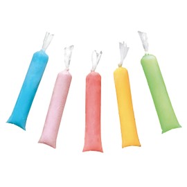 Linvin 2x8 inch Bolsas Para Helado Bolis/Ice Candy Wrappers/Ice Moldes Para Paletas De Helado, Plastic Disposable Ice Popsicle Bags and Icecream Maker (pack of 200)
